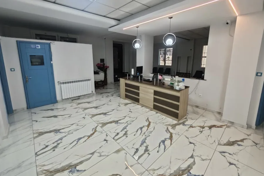 Comptoir d'accueil du cabinet dentaire